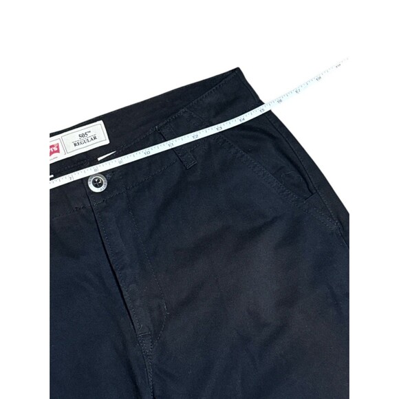Levi’s 505 Boys Regular Fit Straight Leg Black Chino Pants Size 18 Kidcore NEW - Picture 4 of 8